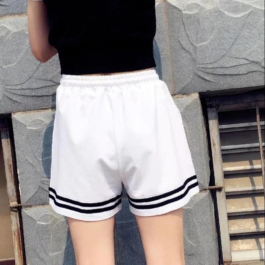 Loose High-waist Sports Shorts Women's Running Yoga Wide-legged Casual Thin Summer Pants Women's Casual Sports Shorts