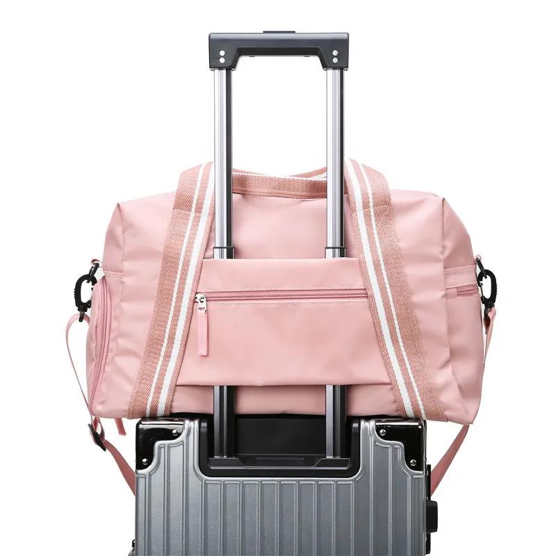 Travel Bag Women's Large-capacity Lightweight Short-distance Hand Luggage Bag Gym Bag Storage Business Travel Bag Cosmetic Bag Shoulder Messenger Bag