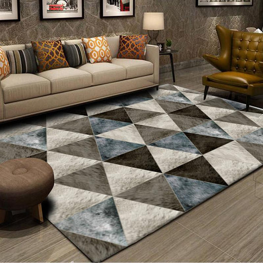 Creative Europe Type Geometric Carpet Hallway Anti - Slip Living Room Carpets Area Mat/Rug