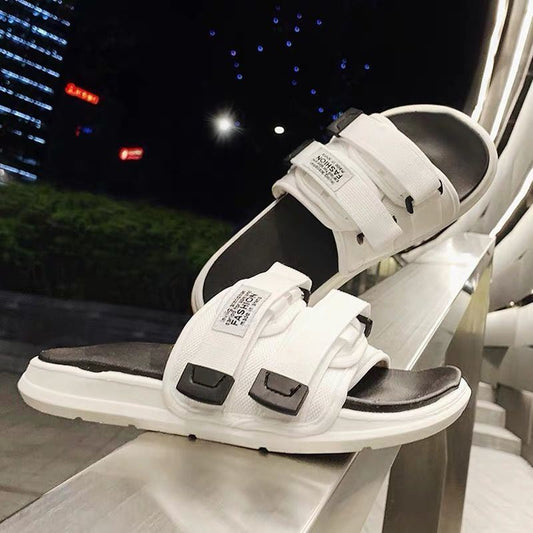 Men's Sandals Summer Casual Soft-soled Slippers Couple Beach Shoes Wear Student Slipper Men's Slippers