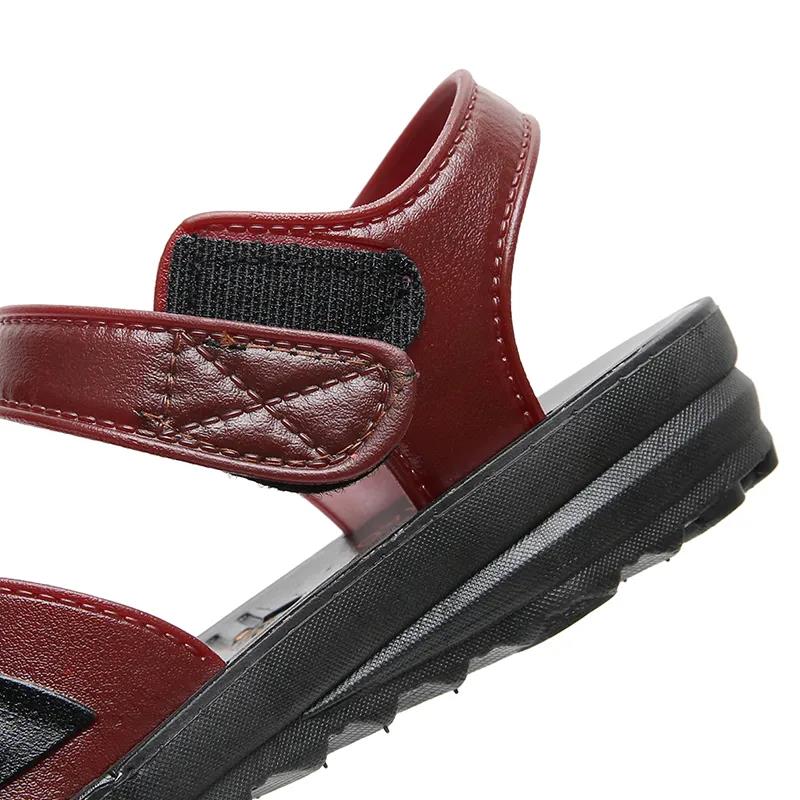 Women's Summer Sandals Waterproof Non-slip Soft Bottom Wear-resistant Breathable Mother Sandals