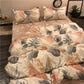 Fresh Banana Leaf Ins Four-piece Bedding Quilt Cover Bedding Set