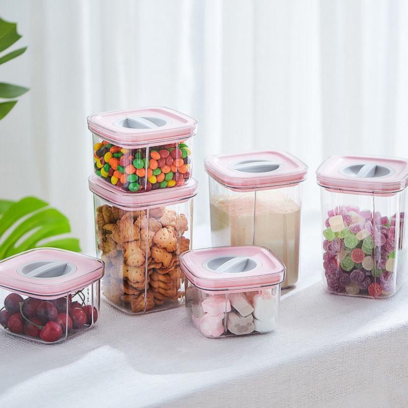 Grains Sealed Storage Tank Transparent Plastic Food Grade Storage Tank Snacks Dry Goods Pet Food Storage Box