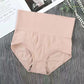 5Pcs/Set Women's High Waist Seamless Cotton Underpants Female All-match Solid Color Large Size Causal Soft Briefs