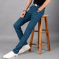Spring and Autumn Cotton Solid Color Pants Loose Straight Sweatpants All-match Men's Business Sports Casual Trousers