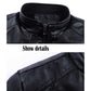 Autumn Men's PU Leather Jacket for Men Fitness Fashion Male Jacket Casaco Masculino Casual Coat Male