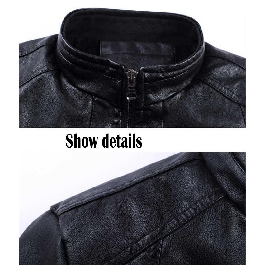 Autumn Men's PU Leather Jacket for Men Fitness Fashion Male Jacket Casaco Masculino Casual Coat Male