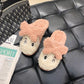 Autumn and Winter Cotton Slippers Non-slip Household Leisure Pure Cotton Floor Slippers