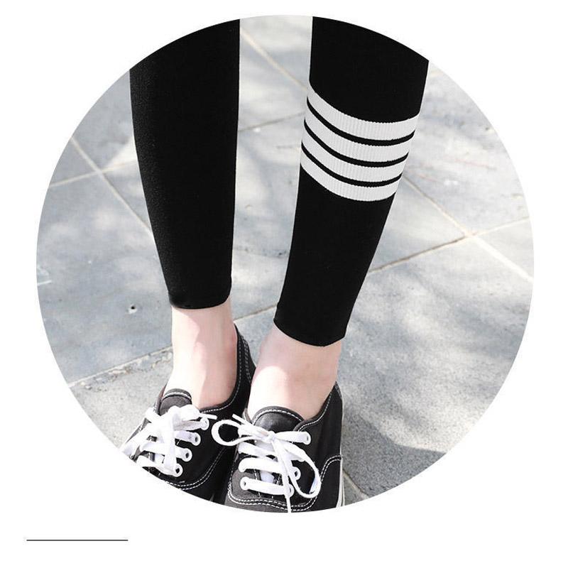 Leggings Women's Outer Wear Trousers Winter Plus Velvet Thickening Black Gray Large Size High Waist Pants