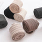 Knitted Twist Leggings Women's Spring and Autumn Thin Pantyhose White Gray Coffee Color Stepping Pants Nine-point Bottoming Socks Stretch Pants