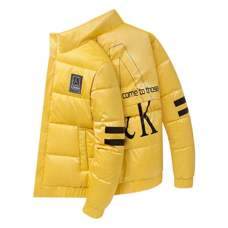 Winter Padded Jacket Men's Thick Padded Jacket Winter Students Korean Style Trend Down Padded Jacket Handsome Casual Men's Clothing
