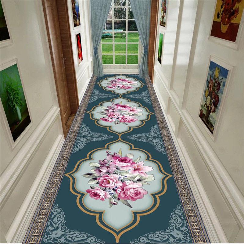 European Corridor Cave Aisle Carpet Entry Porch Can Be Cut Cut Non-slip Cushion Bedroom Tank Bedside Blanket Stitching