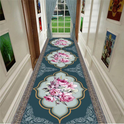 European Corridor Cave Aisle Carpet Entry Porch Can Be Cut Cut Non-slip Cushion Bedroom Tank Bedside Blanket Stitching