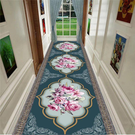 European Corridor Cave Aisle Carpet Entry Porch Can Be Cut Cut Non-slip Cushion Bedroom Tank Bedside Blanket Stitching