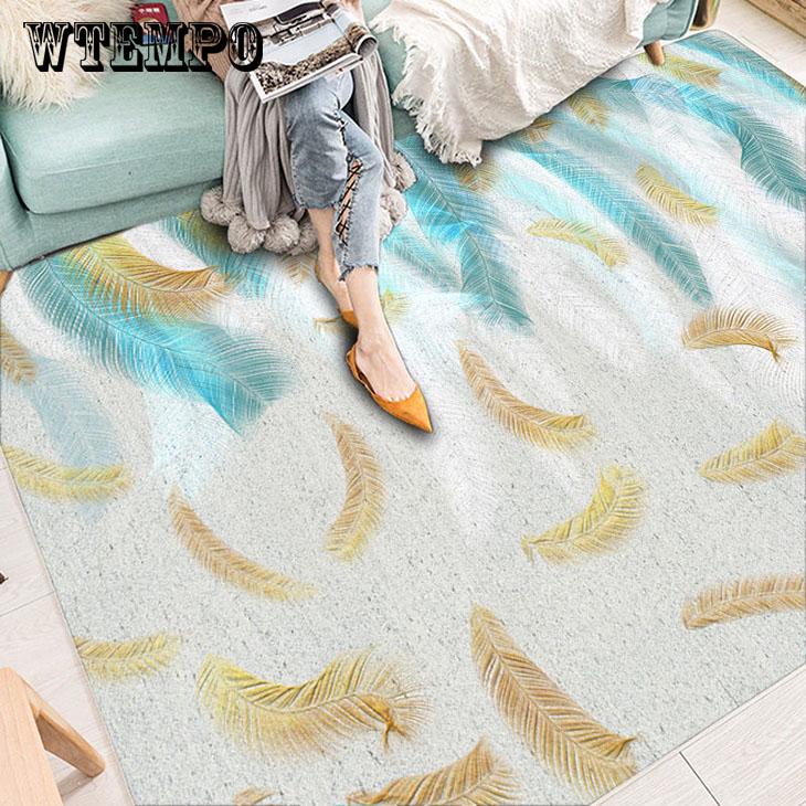 Nordic Carpet Printing Carpet Living Room Modern Simple Carpet Slip-proof Large Carpet