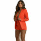 2PCS Women's Spring and Summer Casual Suits Tops Shorts Suit Suits Ladies Sexy Lapel Cardigan Personality Two-piece Professional Suit