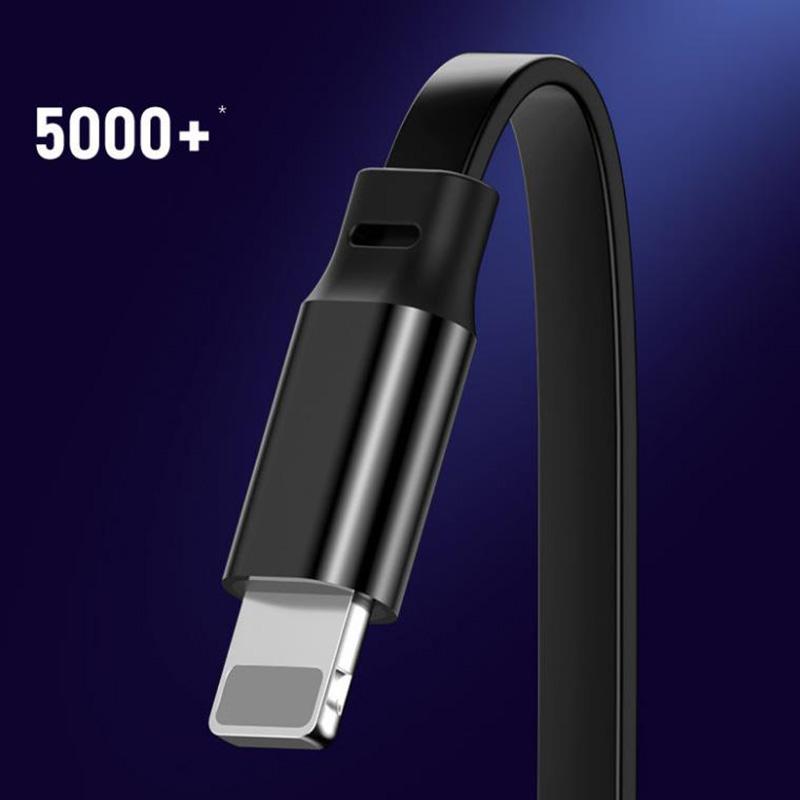Three-in-one Data Cable USB Car Data Cable Android Apple Type-C Connector Electronic Device Charging Cable