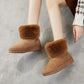 Snow Boots Women Thick Furry Shoes Women Winter Shoes Women Winter Plus Velvet Cotton Shoes Women's Shoes 2021