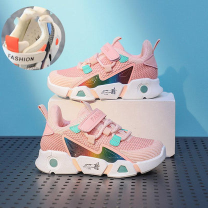 Spring Children's Sports Shoes Boys Breathable Net Shoes School Girls Shoes Sneakers