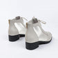 Sandals Women's Mid-heel Mesh Thick-heeled High-heeled Shoes Women's Fish Mouth Black Low-heeled Sandals