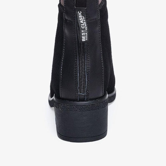 Fleece Padded Short Boots Women's Thick Heel Winter Frosted Warm and Comfortable Martin Boots