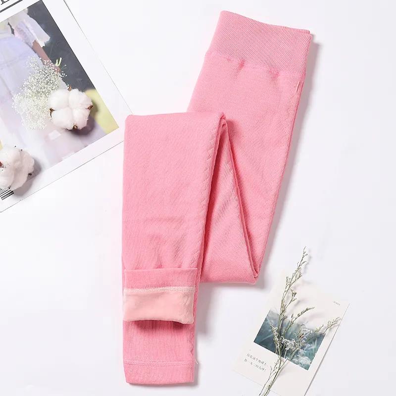 Warm Pants Women's Long-length Trousers Cotton Trousers Thickening and Velvet Slimming In Autumn and Winter High-waisted  Bottoming Cotton Wool Pants
