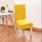 Plain Color Chair Cover Spandex Stretch Elastic Wedding Banquet Chair Covers Dining Seat Cover