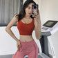 Women's Sports Underwear Shock-proof Anti-sagging High-intensity Running Fitness Bra Yoga Vest Outside The Gym Push Up Bra Top