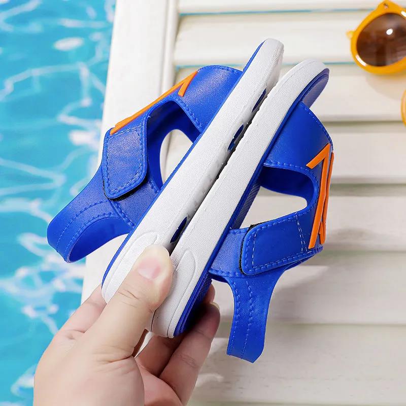 Boy's Summer Sandals Soft Sole Wear-resistant Outdoor Light Sandals Big Boys Anti-slip Flat Casual Cool Shoes