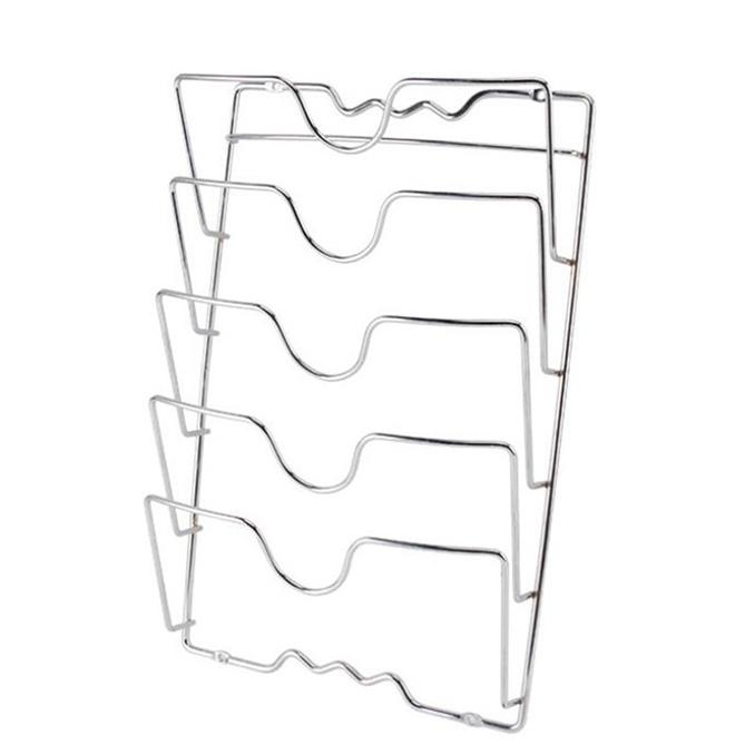 Multifunctional Kitchen Pot and Lid Rack Wall-mounted Storage Rack Cutting Board Storage Rack