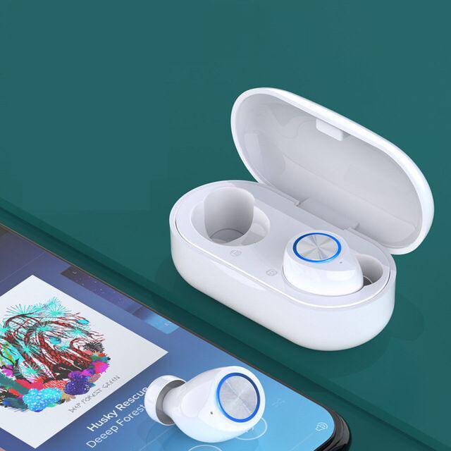 5 Color Optional 3D Stereo Headset TWS Bluetooth 5.0 Headphone with Mic Handsfree with Charging Case