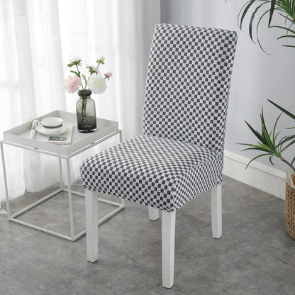 One-piece Chair Cover Elastic Home Hotel Dining Chair Cover Simple Fabric