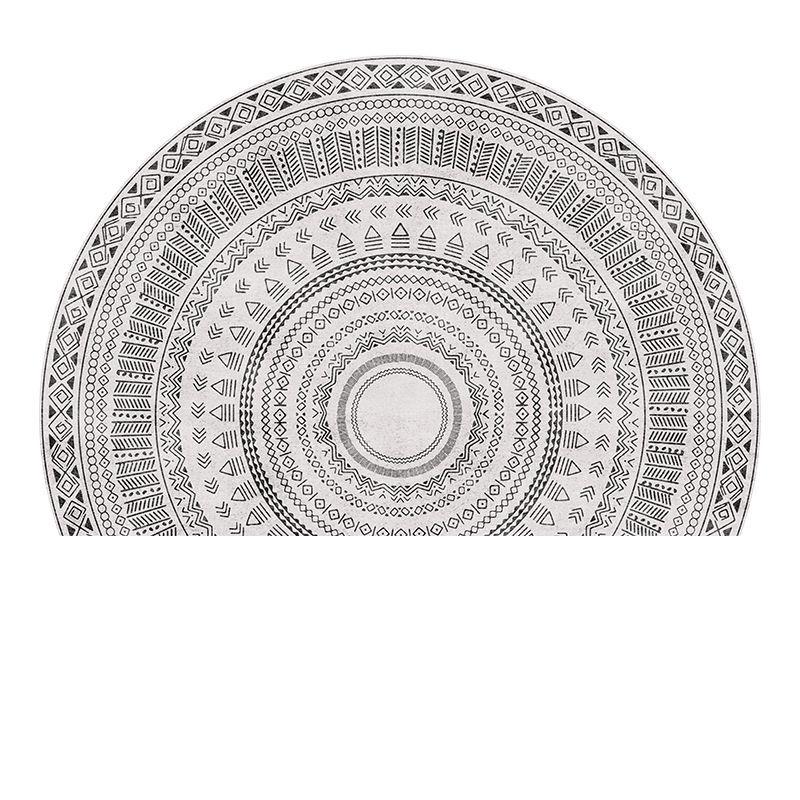 Nordic Semicircle Entrance Door Entrance Door Bathroom Absorbent Floor Mat Carpet Door Mat Household Foot Pad Non-slip Absorbent Pad