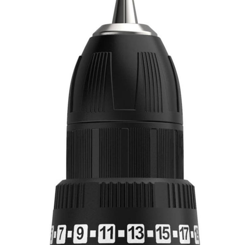 12V Electric Screwdriver Set, Cordless Electric Drill, Rechargeable Motor for Drilling, Screwing and Grinding