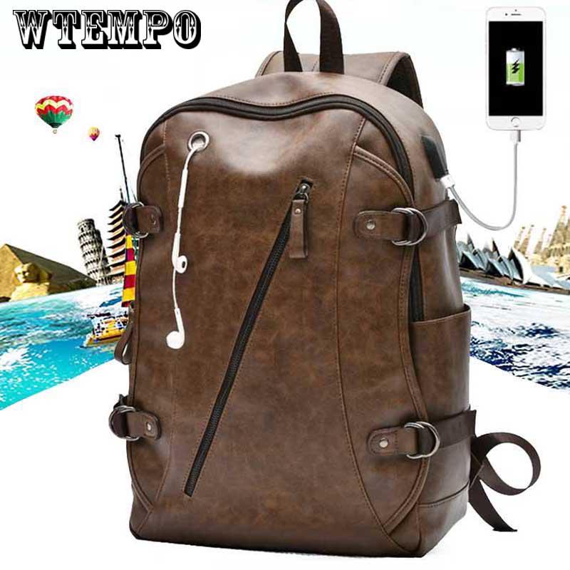 Backpack Laptop Backpack USB Charging Backpack Travel Daypacks Male Bookbag Leisure Backpack
