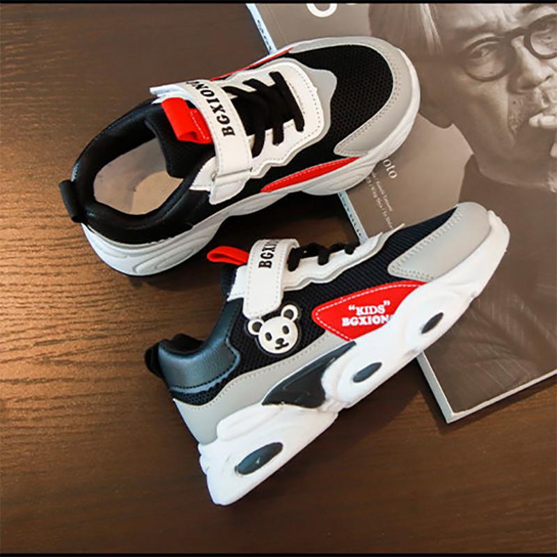 Spring Children's Sports Shoes Boys Breathable Net Shoes School Girls Shoes Sneakers