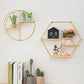 Simple-style Metal Storage Rack Living Room Storage Platform Bookshelf Decoration Display Shelf