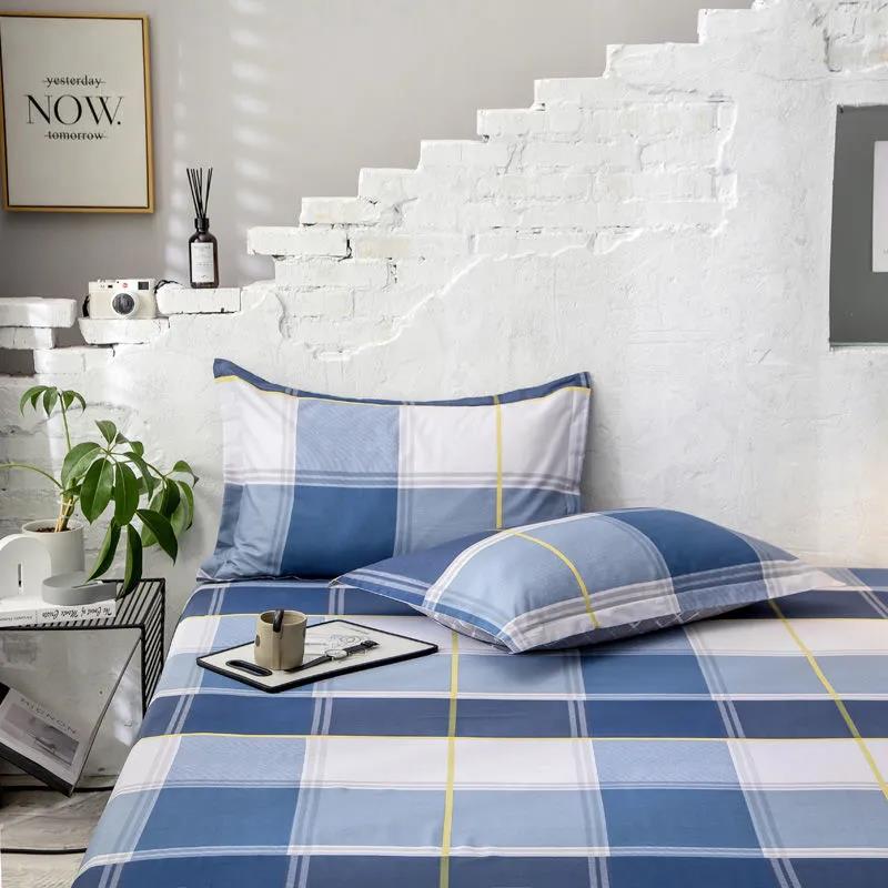 A Pair of Twill Cotton Adult Pillowcases Single Double Student Dormitory Pillow Core Dust Cover 48*74cm