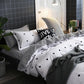 WTEMPO 12 Styles Bedding Set Duvet Cover Set Polyester Fiber Bed Sheet Sets Sets Black Cat Size Twin