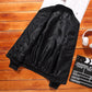 Spring and Autumn Thin Jacket Men's Simple Solid Color Stand-up Collar Short Top Men's Casual Handsome Jacket