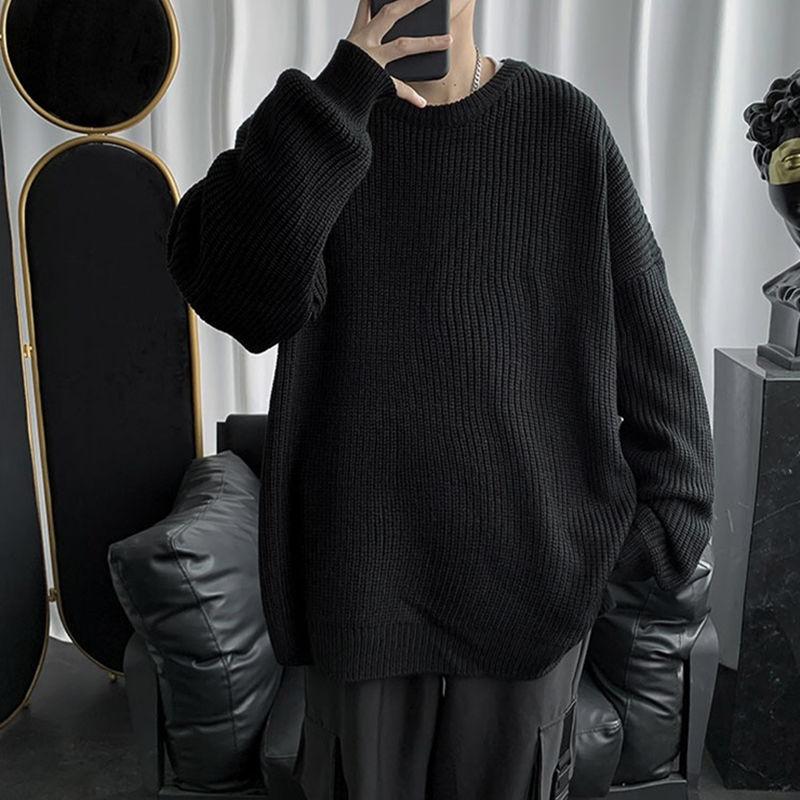 Winter Warm and Comfortable Loose Sweater Men's Versatile Thickened Bottoming Sweater