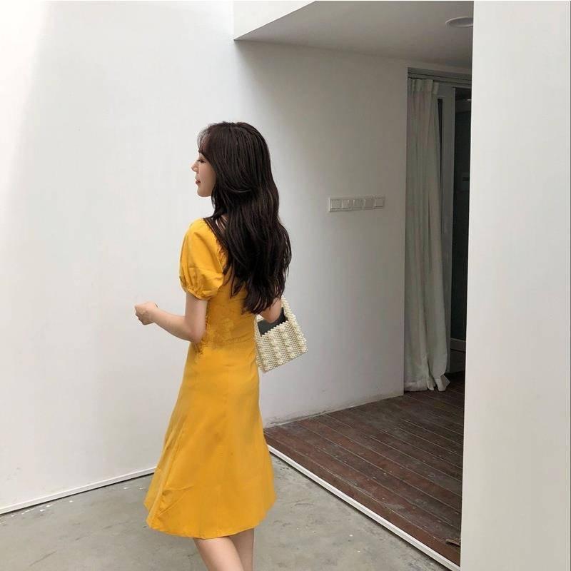 Women Dress Women Sundress V Neck Party Dresses Women Clubwear Button Shirt Dress Casual Dresses