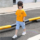 Two-piece Suit Children's Clothing Boys Summer Suit Korean Handsome Children's Short-sleeved Children's Sports Boys
