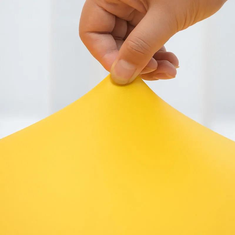 PU Leather Waterproof and Stain-resistant Chair Cover Wipeable Disposable Chair Cover Cover Bar Household High-leg Dining Table and Chair Cover