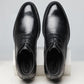 Men's Shoes Alligator British Pointed Men's Shoes Personality Heightening Shoes Printed Black Business Dress Shoes for Men