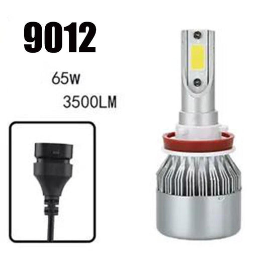 Car Headlights Strong Light 12V24V 65W Super Bright Spotlight 9005 9006 9012 H4 High and Low Beam Integrated H7 Auto Parts
