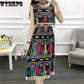 Beach skirt female seaside vacation fringed skirt summer bohemian dress ethnic wind floral