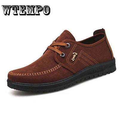 Men's Fashion Shoes Leather Casual Sneakers Trainers Fitness Running Shoes