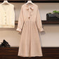 2 Pieces Ladies Dress Suit Spring and Autumn Long Sleeve Mid-length Casual Vacation Office Home