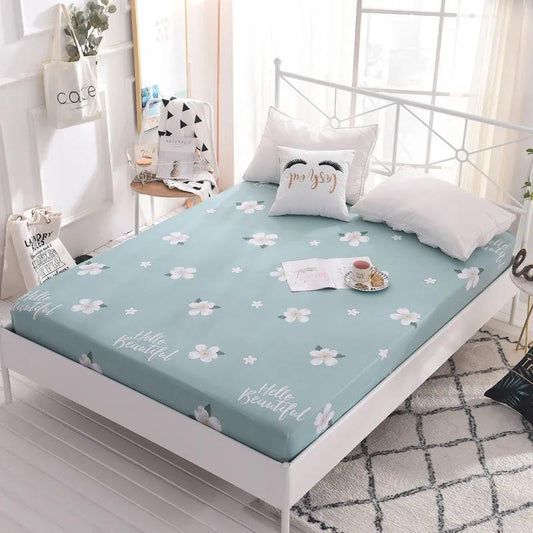 Beds Three-piece Pure Cotton Pillow Bag Cover 1.5 Meters 1.8 Bed Matsmons Protection Cover Dust-proof Bed Cover